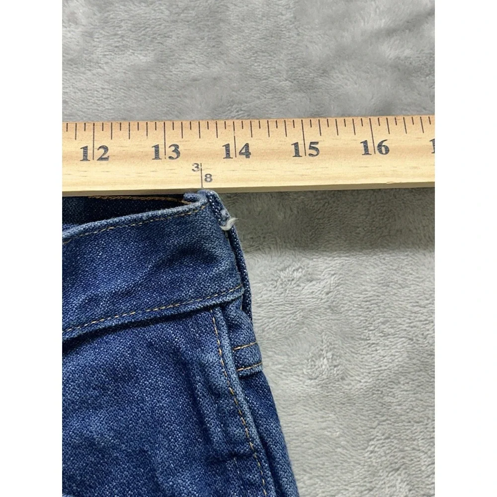 Wrangler 13MWZ Cowboy Cut Jeans Mens 27x34 Blue Denim Western Workwear Rodeo